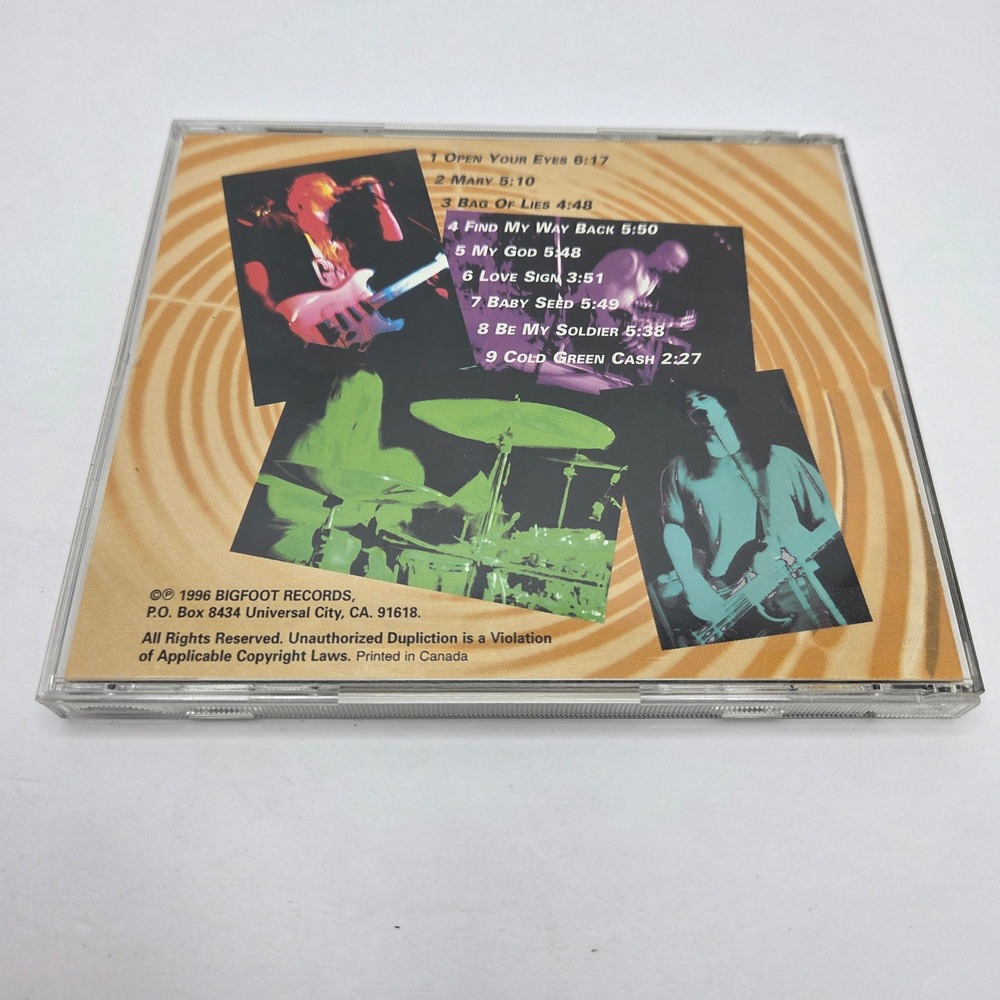 Walking Giant CD Open Your Eyes 1996 Bigfoot Records Alternative Rock Vintage - Picture 5 of 5
